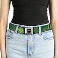 thumbnail image 5 of Classic Tmnt Logo Full Color Classic Tmnt Turtle Faces2 Greens Webbing Seatbelt Belt Standard, 5 of 9