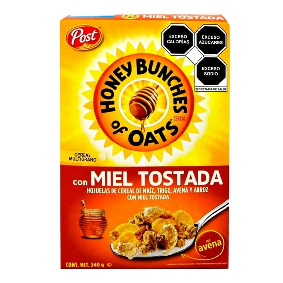Cereal Post Honey Bunches Of Oats de miel con 340 g