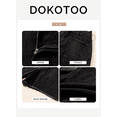 thumbnail image 6 of DOKOTOO Women's Jean Shorts Casual Summer Denim Shorts with Raw Hem and Large Pockets High Waisted Stretchy Distressed Shorts, 6 of 8