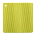 thumbnail image 2 of Manunclaims Square Silicone Trivet for Hot Pots Pans Place Mat Countertop Mats Dinner Drying Pad Jar Opener and Spoon Rests, Non Slip, Flexible, Durable, Dishwasher Safe Heat Resistant Multi Colors, 2 of 8