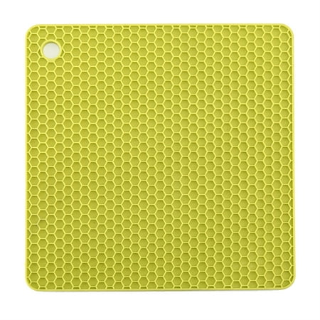 

Duixinghas Coaster Pad Square Honeycomb Heat Insulation Non-slip Silicone Mat Anti-scald Water Cup Coasters Kitchen Supplies