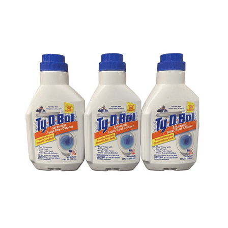 Ty-D-Bol Automatic Toilet Bowl Cleaner 12 oz, 3 Pack