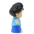 thumbnail image 2 of Replacement Part for Collectible Fisher-Price Little People Dollhouse Playset CHD18 - Replacement Little Boy Koby Figure wearing Blue Shirt with Dog Bone Print, 2 of 6