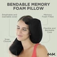thumbnail image 2 of Almohada viscoelástica Travel Pillow Dot&Dot Twist para aviones Onyx, 2 of 6
