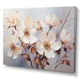 thumbnail image 2 of Designart "Beige Minimalist flowers II" Abstract Botanicals Canvas Wall Art, 2 of 5