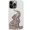 White, variant on Baby Elephant - Engraved Wooden Phone Case: iPhone 15 Pro Max, Color: Cherry