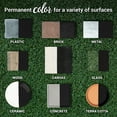 thumbnail image 4 of COLORSHOT Premium Multi-Surface Satin Black Tie Affair Spray Paint - 10 oz - Black, 4 of 10
