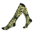 thumbnail image 2 of Compression Socks Women Men Camouflage Camouflage Knee High Support Circulation Socks for Running Travel, 2 of 8