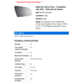thumbnail image 2 of Right Door Mirror Glass - Compatible with 2005 - 2008 Audi A6 Quattro 2006 2007, 2 of 2