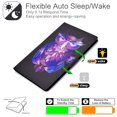 thumbnail image 3 of Allytech Stand Case for Samsung Galaxy Tab A8 10.5" 2021, Folio PU Leather Anti-Scratch Magnetic Closure Smart Auto Sleep Wake Card Slots Wallet Case for Galaxy Tab A8 SM-X200/X205/X207, Purple Owl, 3 of 6