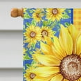 thumbnail image 3 of Summer Sunflowers Red Boston Terrier Flag Canvas House Size, 3 of 5