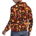 thumbnail image 6 of Salouo Warm Forest Plants and Deer Pattern Men's Fall Hoodie Sweatshirt,Sport Hoodie with Pockets for Men Pullover Casual Hooded Sweatshirt-Medium, 6 of 7