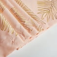 thumbnail image 5 of HIG Glitter Tropical Monstera Metallic Printed Shower Curtains for Bathroom, Peach Pink, 72"x72", 5 of 6