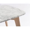 thumbnail image 4 of Mesa The Bianco Collection CIMA 31x53 cm Mármol con Patas de Roble, 4 of 9