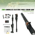 thumbnail image 2 of Electric Pole Chain Saw Tree Branch Limb Log 4500rpm Trimmer Pruner Garden Tool 100-240V 552W for Gardens, Farms, Parks, 2 of 19