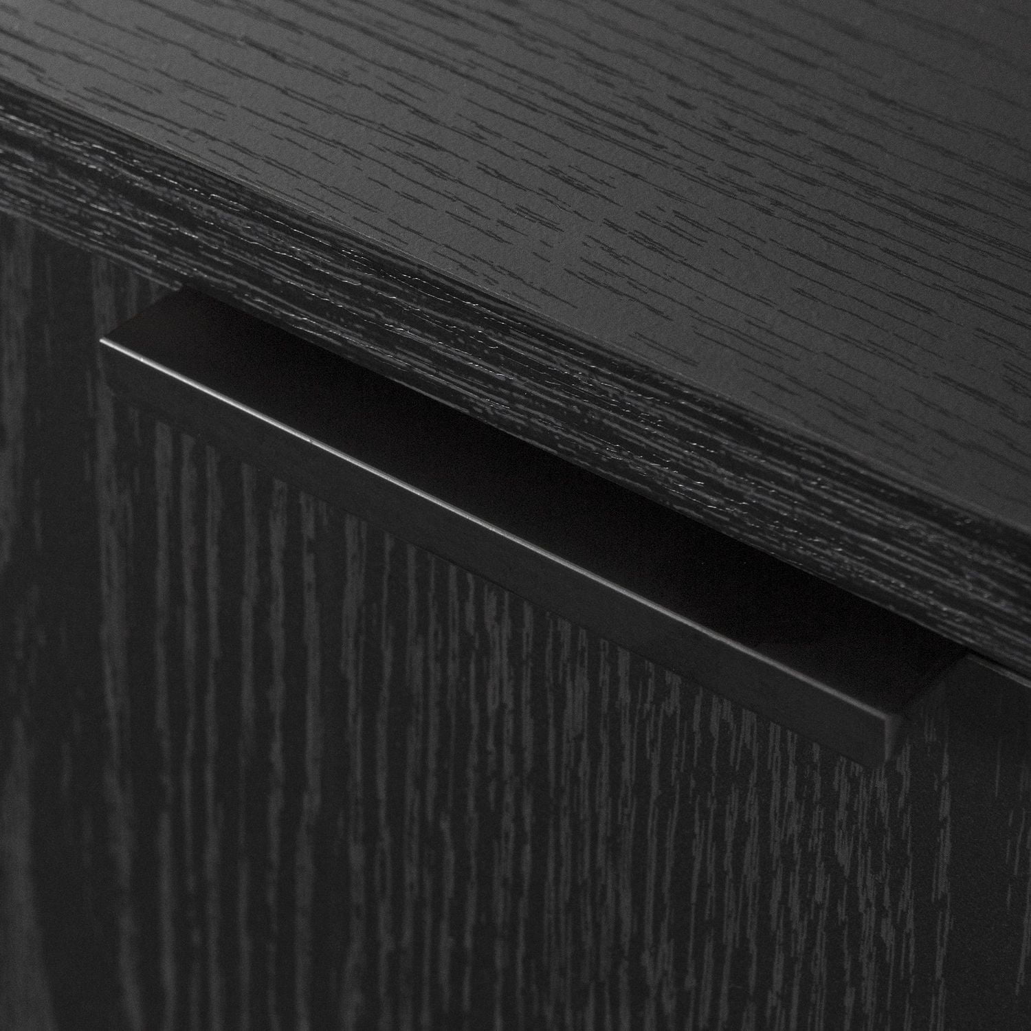 South Shore Mezzy Buffet 2 portes avec rangement ouvert