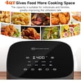 thumbnail image 4 of Kitchen Elite Air Fryer with View Window, 8 in 1 Compact Digital Airfryer, 5 °F Precise Control, Saving-Space Design, Nonstick & Dishwasher Safe, Roast, Broil, 1550W, Simple Elegant Gray, 4 of 7