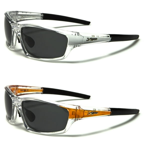 2 Pack New Polarized X-Loop 1 Silver & 1 Orange Fishing Sports Men's Sunglasses PZ-2418 Free Shipping