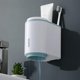 thumbnail image 3 of Juego de accesorios de baño con 2 tazas magnéticas para apartamento, casa y pareja azul, 3 of 7