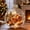 D, variant on Lighted Christmas Globe Ornament, Style G, clear illuminated holiday ball with a detailed winter miniature and warm decorative glow, for mantel, shelf, tabletop, window, party