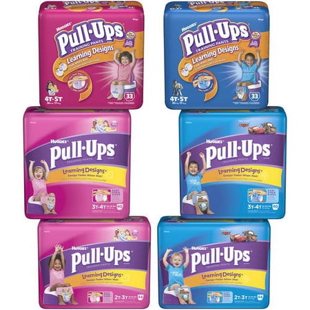 Pull-Ups Learning Designs Training Pants (Girls 2T-3T, 3T-4T, 4T-5T)