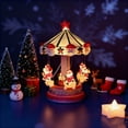 thumbnail image 4 of Luces de noche festivas, decoraciones navideñas, carrusel iluminado navideño, adorno de decoración navideña, regalo, artesanías de resina, luz de noche, decoraciones de Halloween, decoración de otoño,, 4 of 9