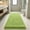 100#Green, variant on Extra Long Runner Shaggy Rug Non Slip Plush Carpet Mat, Soft Absorbent Washable Floor Runner Rug, Quick Dry Anti Skid Area Rug, For Bedroom Bathroom Hallway Living Room Home Decor