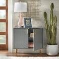 thumbnail image 3 of Lifestorey  Tabaria Mid-Century Two Door Buffet Grey, 3 of 5