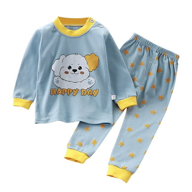 Pyjamas pour Petits Garçons 2025 Pyjamas Mignons Dinosaures Coton 2 Robes Pyjamas Pièce Robe Garçon Train Vêtements de Nuit Dessin Animé Vêtements d'Automne