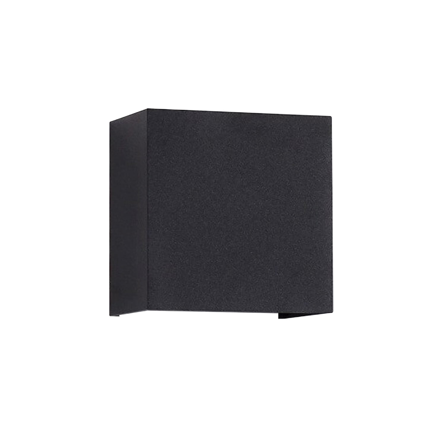 Apliqué Led Cuadrado Doble 2X4W Negro Eos I