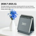 thumbnail image 2 of serony 2021 Mini Desktop Calendar Table English Yearly Montly Schedule Planner Agenda Organizer, Green, 2 of 7