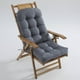 thumbnail image 5 of Cojín reclinable grueso para sillas plegables con soporte de espuma de alta densidad, extra cómodo para largas sesiones, ideal para la oficina en casa o la sala de estar. Aestivo | Gris |, 5 of 7
