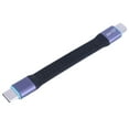 thumbnail image 3 of Cable PD 100W USB 3.2 Data Gen 2 20Gpbs 20V 5A USB C para mecanografiar cable corto C, 3 of 6