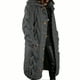 thumbnail image 1 of Women's Trendy Big Size Cardigan Simple Sweater Coat Knitted Jumper Outwear Great Gift For Your Lover Girlfriend-dark Gray, 1 of 3