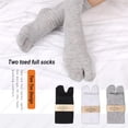 thumbnail image 3 of 2/10 Pcs Two Toes Socks Japanese Style Clog Socks Polyester Toe Separation Socks Kimono Flip Flop Sandal Split Toe Unisex Sock, 3 of 7