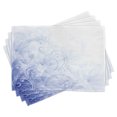 thumbnail image 1 of Ambesonne Pale Blue Place Mats Set of 4, Abstract Floral Curl, Standard Size, Violet Blue Pale Blue, 1 of 6
