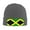 Deep Heather, variant on Jamaican Flag Winter Beanie Hats for Men Women Warm Cozy Knitted Cuffed Skull Cap Black