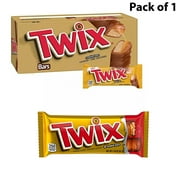 Pack of 1 Twix Cookie Chocolate Candy Bars Caramel Flavor | 1.79 OZ per pack | Golden Row
