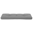 thumbnail image 3 of vidaXL Pallet Cushion Grey 120x40x12 cm Fabric, 3 of 5