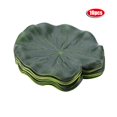 thumbnail image 1 of Lot de 10 feuilles de lotus artificielles flottantes pour décoration d'aquarium, 1 of 3