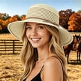 thumbnail image 2 of Packable Sun Hat Women Outdoor Protection Bucket Hat Uv Protection Fishing Hat Summer Outdoor Tops Khaki One Size, 2 of 4