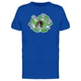 thumbnail image 1 of Funny Worried Rabbits Cartoon T-Shirt Men -Image by Shutterstock, Male Large, 1 of 2