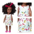 thumbnail image 2 of Tarmeek Black Dolls 13.78in American African Girl Baby Doll for Kids Aged 2 3 4 5 6 7 Years Play Doll Reborn Baby Toy Doll - Life Size Soft Adjustable Perfect for Birthday - on Clearance, 2 of 3