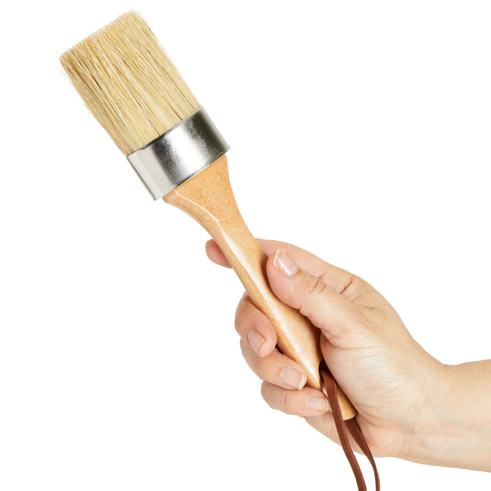 Premium Chalk Paint Brush Set with Gloves and Opener - Wax Brushes
