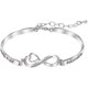 thumbnail image 1 of Pulsera Mujer, Símbolo Infinito Regalo Personalizado Pulsera Plata, 1 of 5