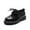 Black, variant on HXWCHs Versatile Boys Fashion Sneakers for Playful Performances Stylish On Lace Up Shoes with Soft Listed Sole for Everyday Wear 8-9 Years Black