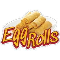 Egg Rolls 24" Decal Concession Stand Food Truck Sticker