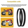 thumbnail image 3 of 2-Piece 650721-00 Band Saw Tire Belts Compatible with Models 514002079 A02807 DCS374 and DWM120, 3 of 5