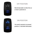 thumbnail image 4 of HAHDAXIA Blue Led Trailer Lights Rocker Switch with Jumper Wires for 12V Car Camper Truck RV Trailer Snowmobile Tractor Dash Switch Replacement, 4 of 7
