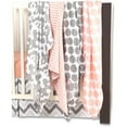 thumbnail image 5 of Bacati - Ikat 6-Piece Crib Set with four 100% Cotton Muslin Swaddling Blankets, Available in Multiple Patterns and Colors, 5 of 6